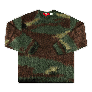 Džemper Supreme Junya Watanabe x Comme des Garçons MAN Brushed Camo Sweater Zelena | FW21SK20 OLIVE, 0
