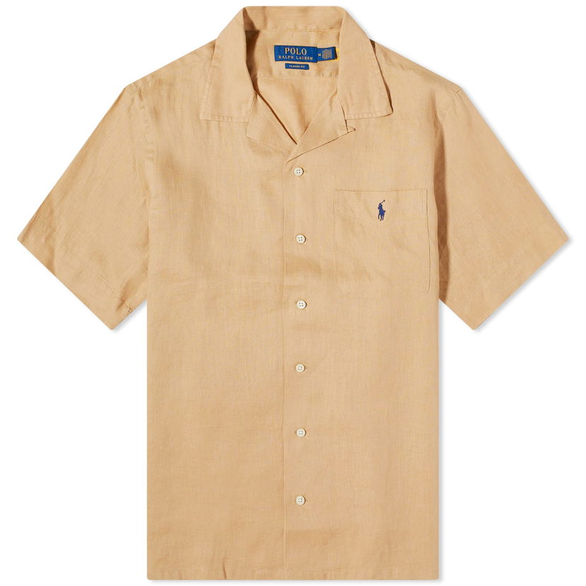 Košulja Polo by Ralph Lauren Linen Vacation Shirt Vintage Khaki Bež | 710938425007