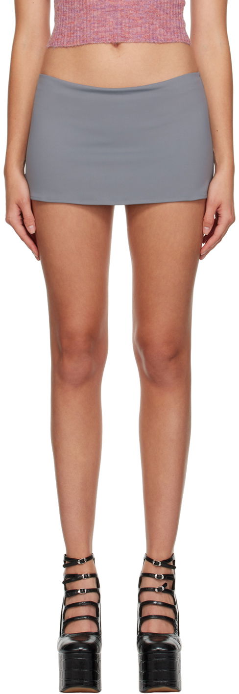 Suknja GUIZIO Guizio Micro Miniskirt Siva | F23510K014