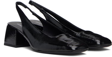 Tenisice i cipele Courrèges Courrèges AC Vinyl Slingback Heels Crna | 325SPP039VY0003, 3