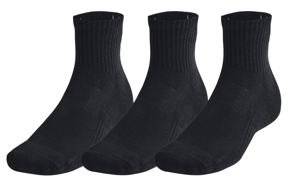 Čarape Under Armour Quarter Socks, 3 Pairs Crna | 1386372-001, 0