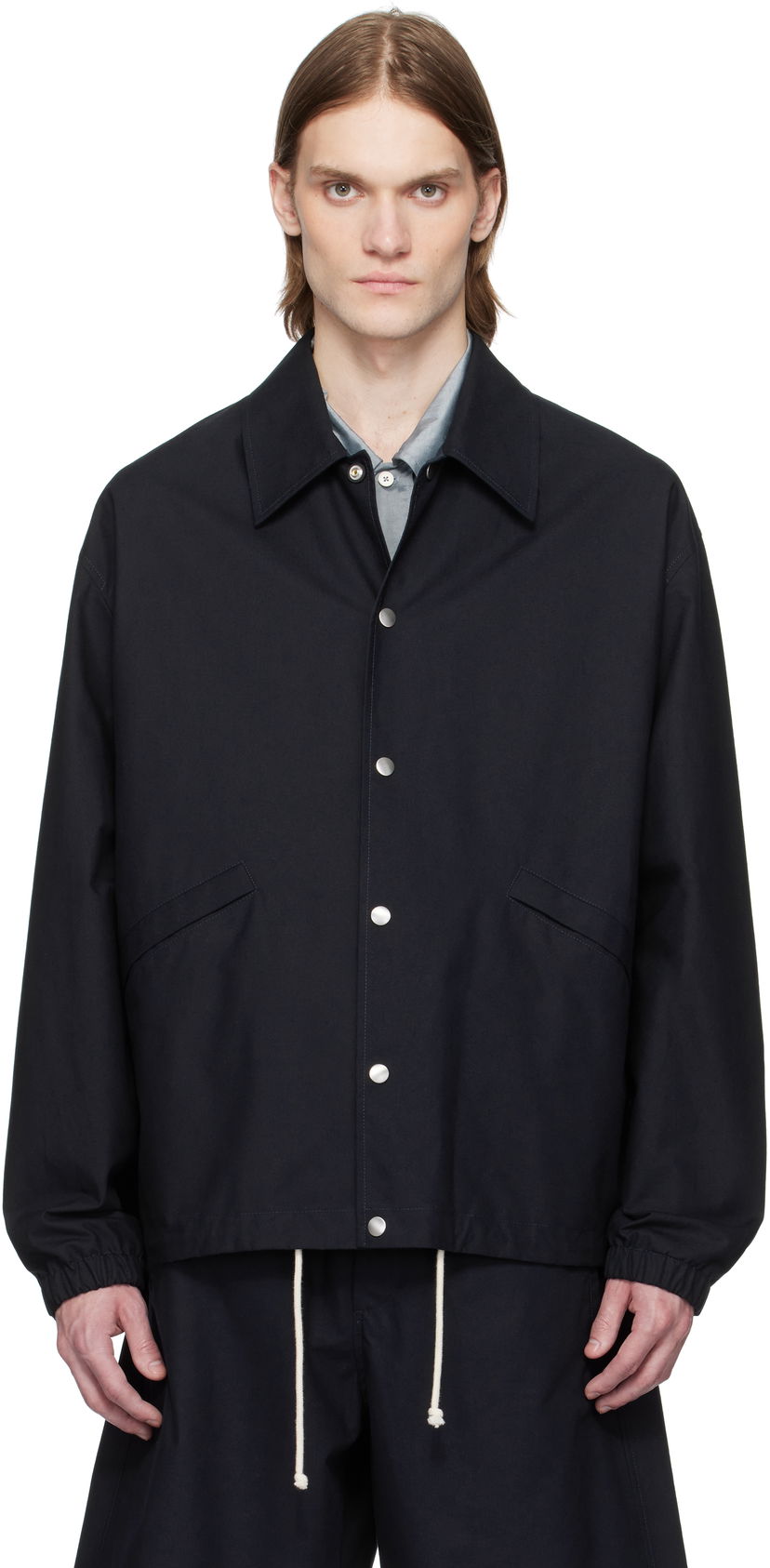 Vjetrovka Jil Sander Jil Sander Sportswear Snap Button Jacket Crna | J47SW0003_J45296