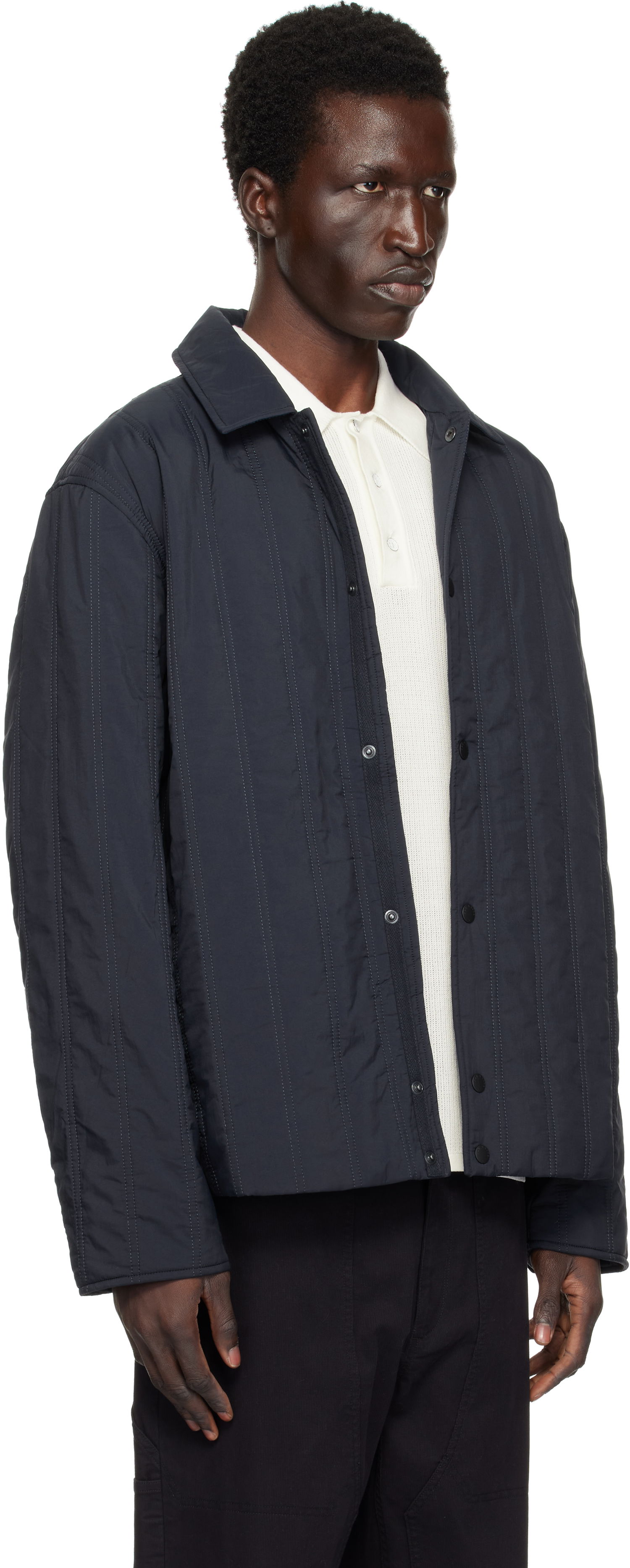 Jakna rag & bone Maxwell Quilted Button-Up Jacket Crna | MBW24H2007XWML, 1
