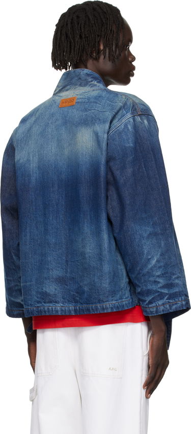 Jakna KENZO Kenzo Paris Kimono Denim Jacket Plava | FF65DV1466I7, 2