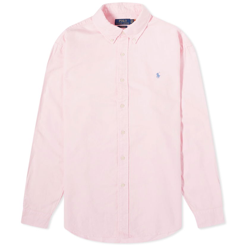 Košulja Polo by Ralph Lauren Garment Dyed Oxford Shirt "Carmel Pink" Ružičasta | 710805564027