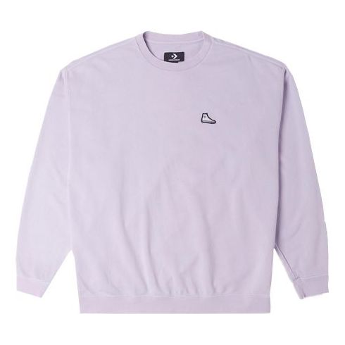 Džemper Converse Patch Loose Fit Sweatshirt Ljubičasta | 10024866-A03