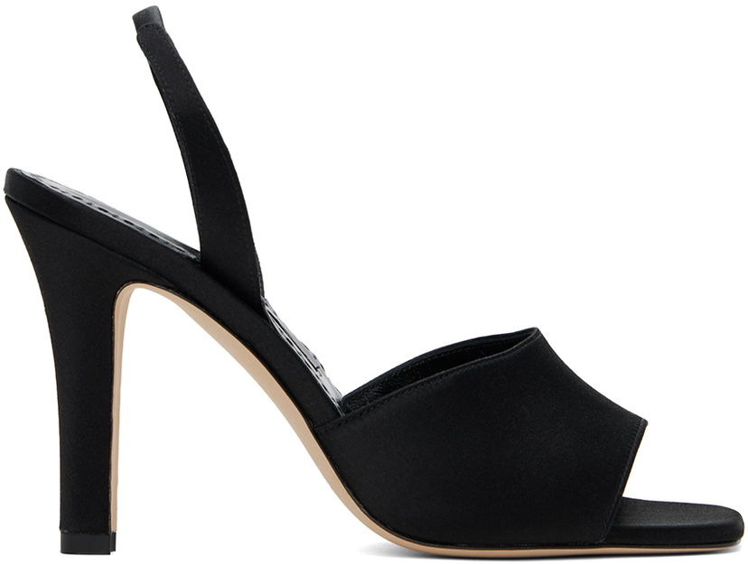 Dodaci Manolo Blahnik Manolo Blahnik Clotilde Heeled Slingback Sandals Crna | 124-2485