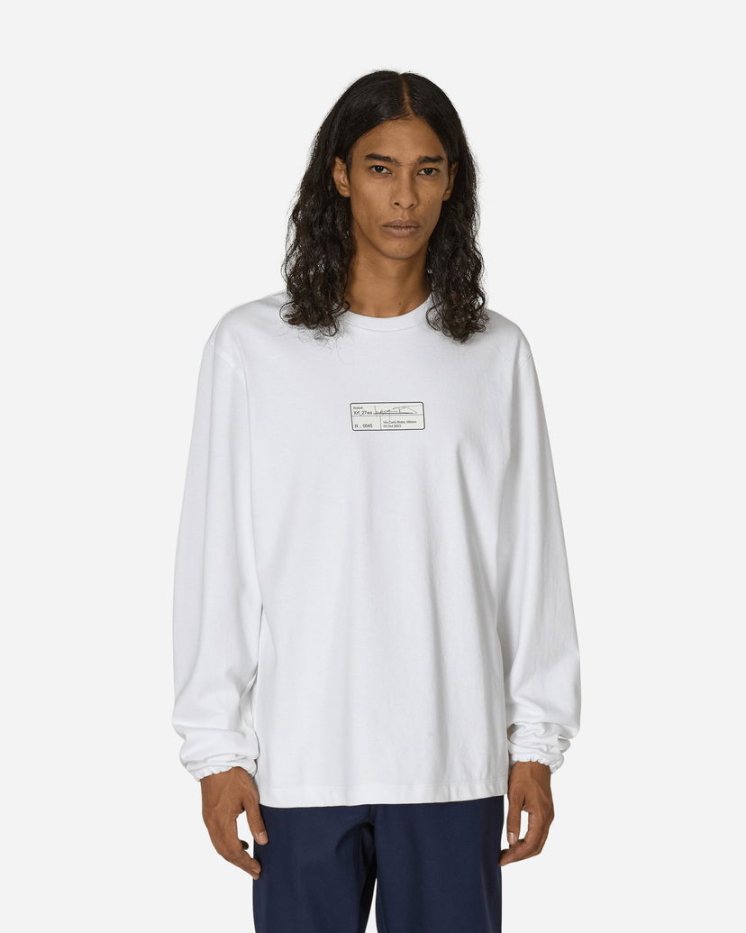 Majica kratkih rukava GR10K Incognito 8Oz Longsleeve T-Shirt White Bijela | AG023037EB 21