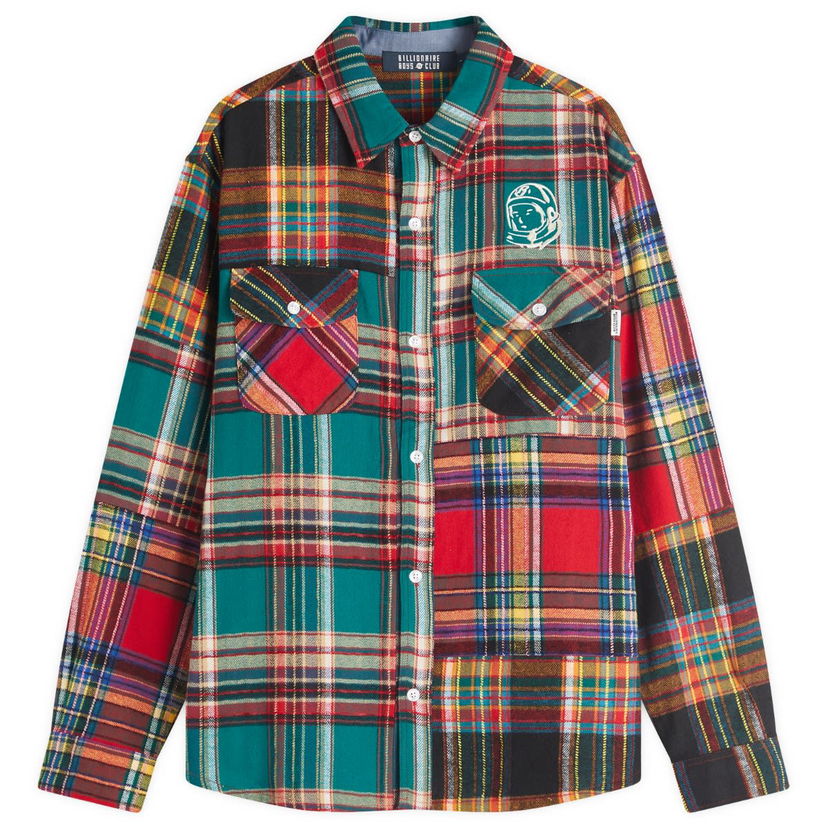 Košulja BILLIONAIRE BOYS CLUB Billionaire Boys Club Patchwork Check Shirt, Size Large Višebojno | B25126-MUL