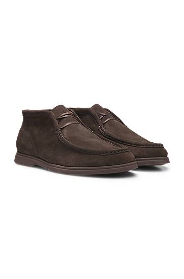 Odjeća i dodaci BOSS Suede Desert Boots with Stitching Smeđa | 50548119, 0