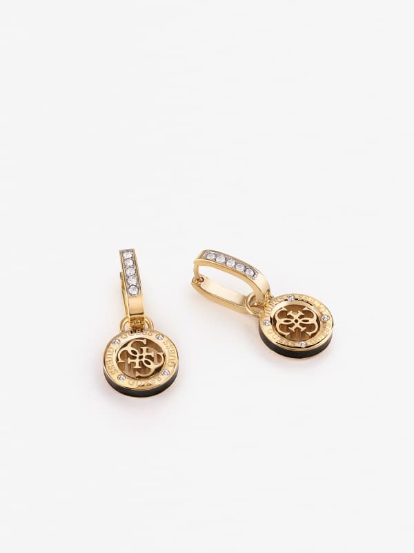Naušnice GUESS "4G Loop” Earrings Metalik | JUBE02286JW, 0