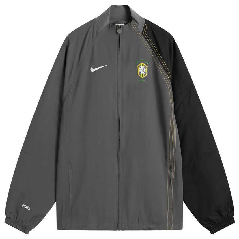 Jakna Nike Brazil Reissue Track Jacket in Grey/Yellow/White Siva | HV4437-021