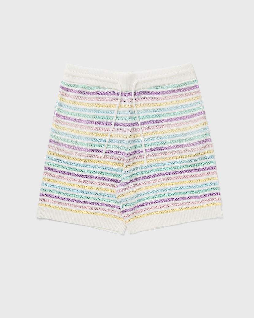 Kratke hlače Casablanca Rainbow Crochet Knit Shorts Višebojno | M-AW25-KW-1098-01