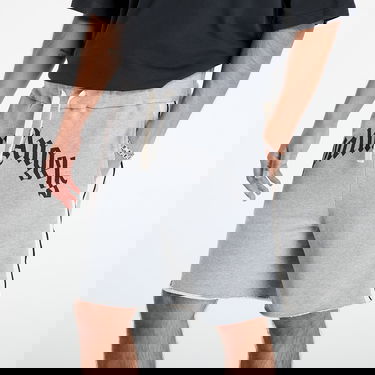 Kratke hlače Palm Angels Palm Angels Curved Logo Track Sweatshorts Siva | PMCI026F25FLE0010810, 1