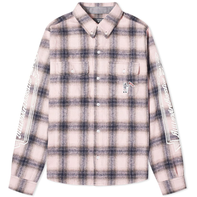 Košulja BILLIONAIRE BOYS CLUB Check Shirt Ružičasta | B24121-PNK