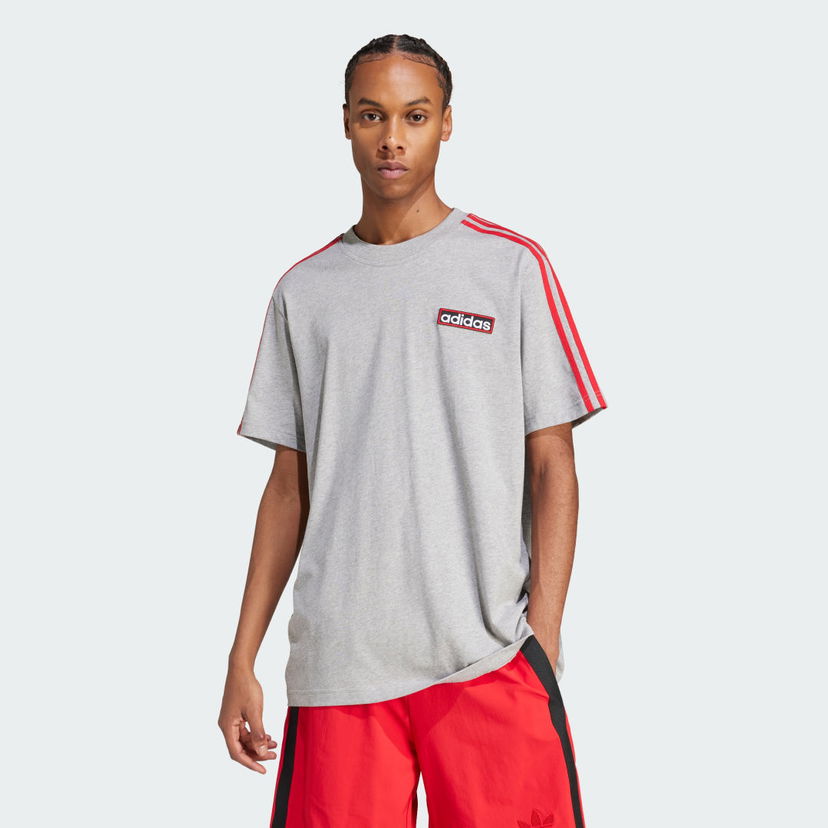 Majica kratkih rukava adidas Performance Adicolor Adibreak Siva | IR7995