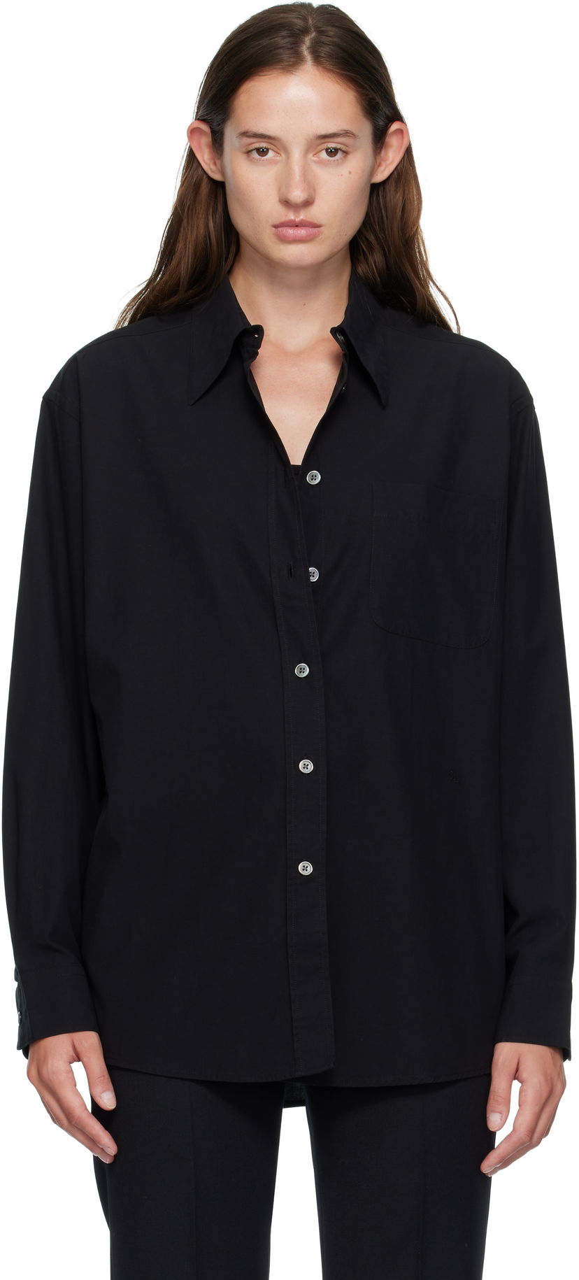 Košulja OUR LEGACY Our Legacy Precious Button-Down Shirt Crna | W4252PBCL