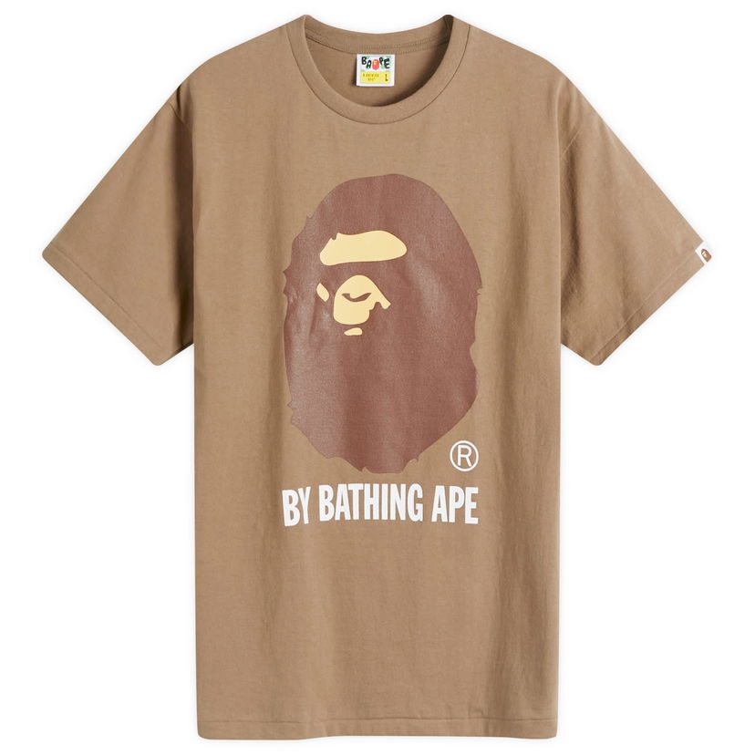 Majica kratkih rukava BAPE A Bathing Ape Men's By T-Shirt in Brown, Size Large | END. Clothing Smeđa | 001TEK301002M-BRW