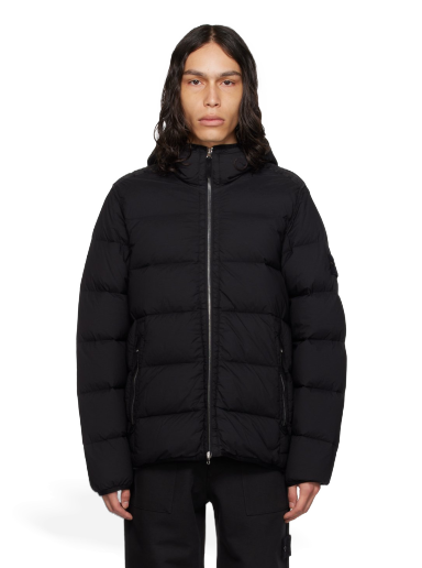 Jakna Stone Island Seamless Tunnel Down Jacket Crna | 791543728