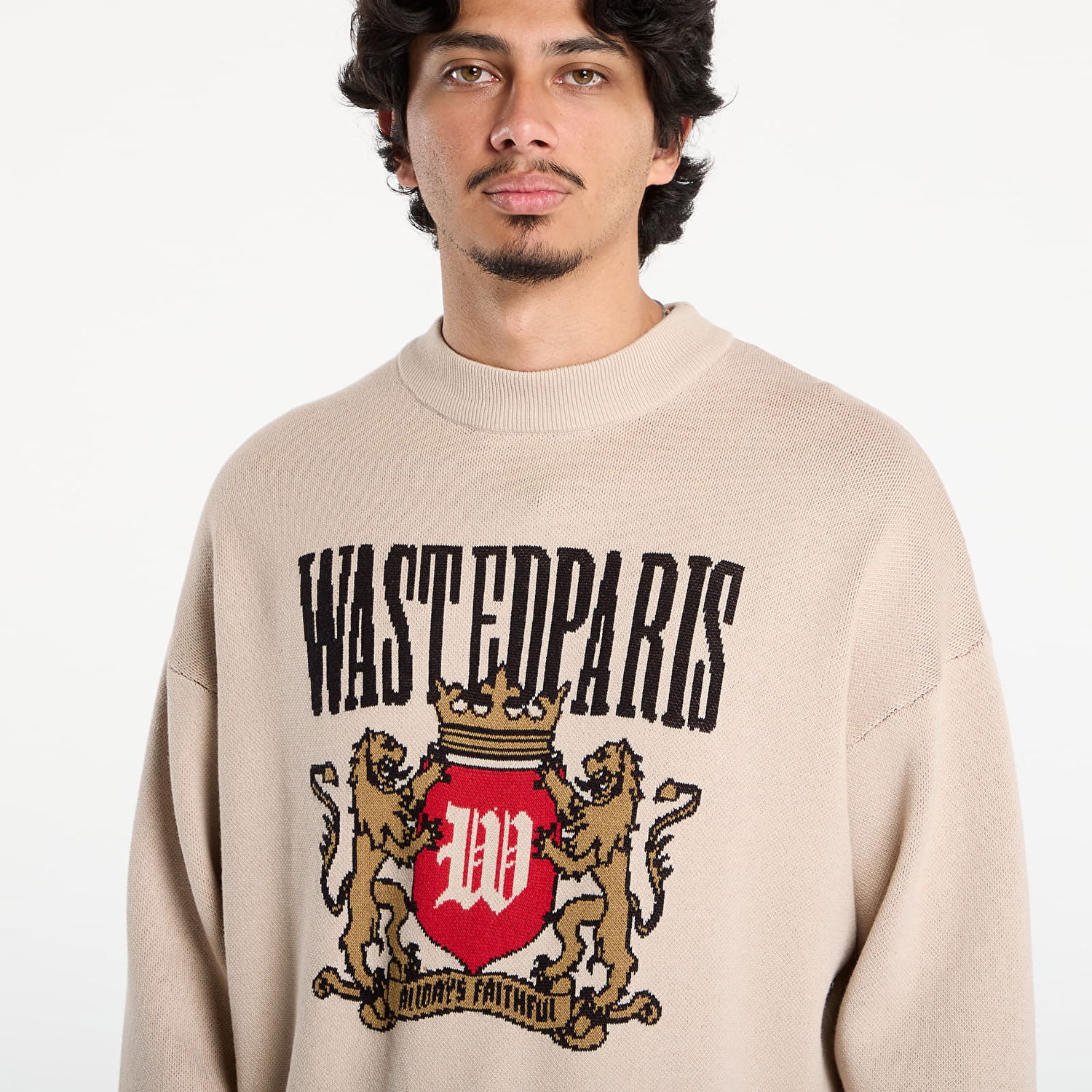 Džemper Wasted Paris Wasted Paris M Crest Sweater Bež | WP_000291, 1