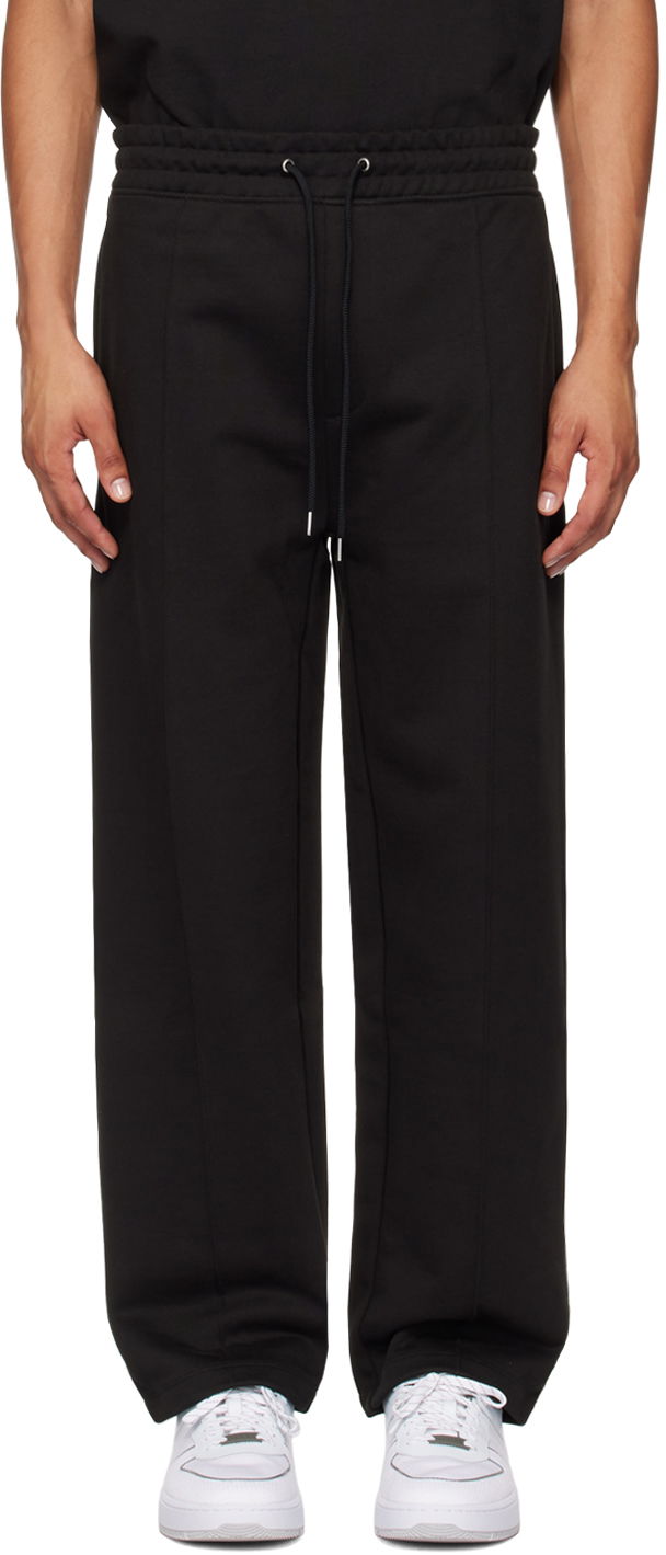 Trenirka BOSS Hugo Black Drawstring Sweatpants Crna | 50516646