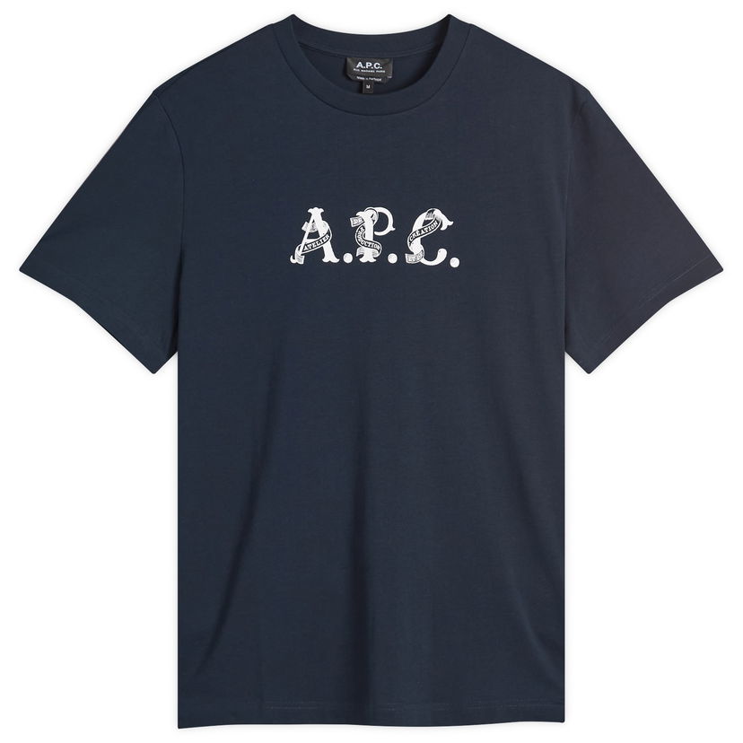 Majica kratkih rukava A.P.C. Hugo Graphic Logo T-Shirt Tamnoplava | COHGS-M26543-IAK