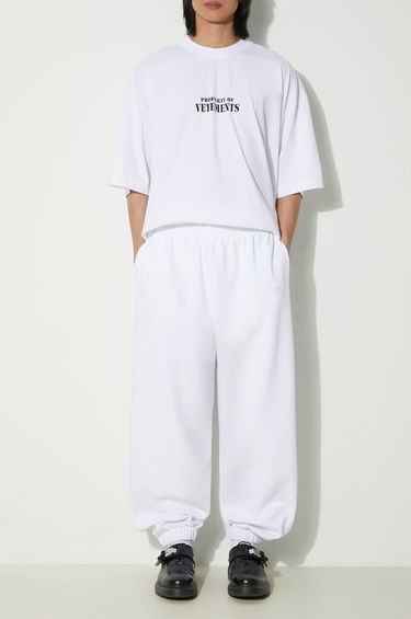 Majica kratkih rukava VETEMENTS VETEMENTS Logo Sweatpants Bijela | UE64SP600W, 1
