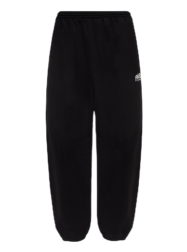 Trenirka Balenciaga Pris Logo Stretched Knee Sweatpants Crna | 675244 TLVL8 1070