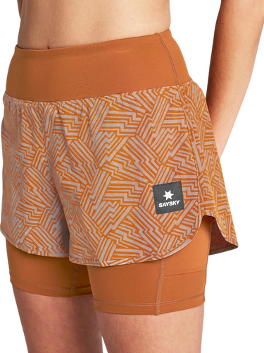 Kratke hlače Saysky Reflective Pace 2 in 1 Shorts 3" Narančasta | owrsh23c1051-owrsh23c1051, 0
