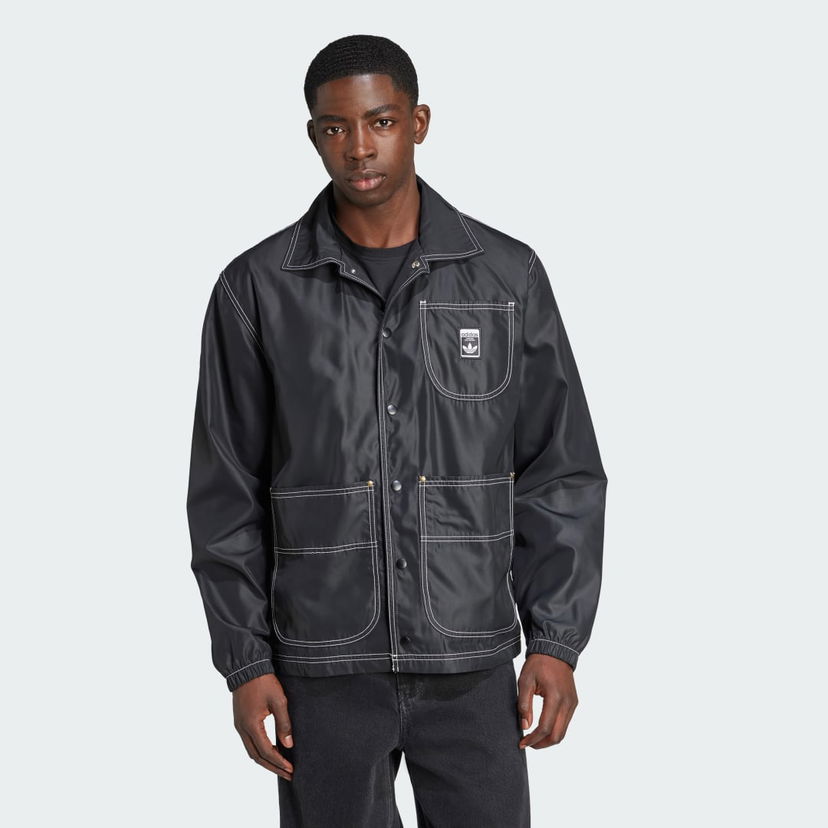 Vjetrovka adidas Performance Regular Wabash Coach Jacket Crna | JW0174
