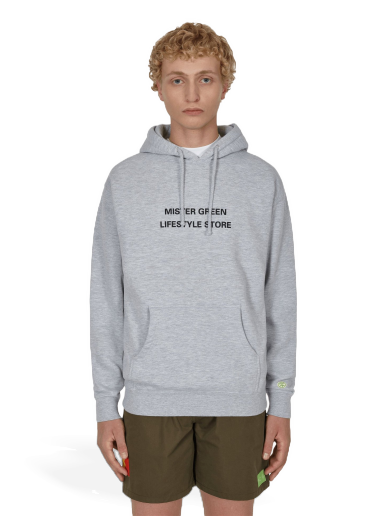 Dukserice Mister Green N°1 Hooded Sweatshirt Siva | MGN1HOODIE 001