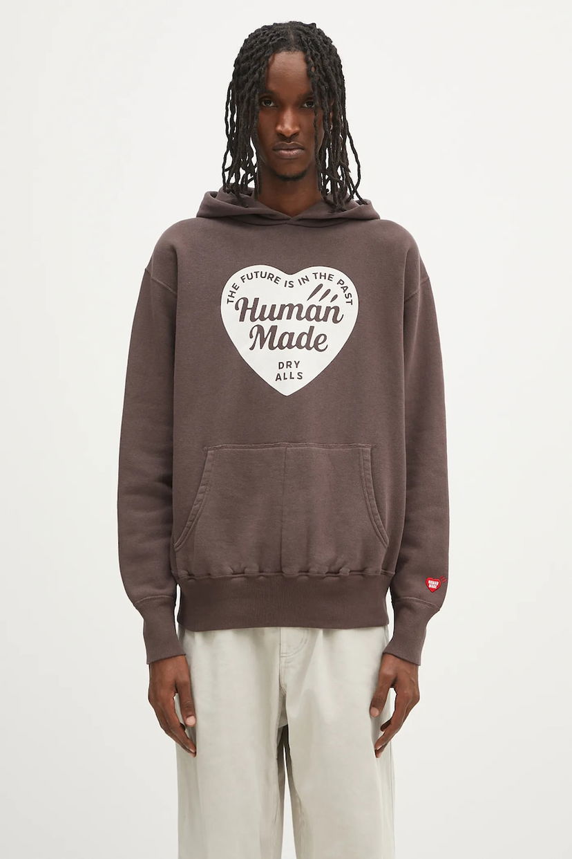Dukserice Human Made Human Made Tsuriami Hoodie Smeđa | HM29CS015