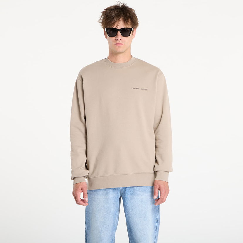 Dukserice Samsoe Samsoe Samsøe Samsøe Norsbro Crew Neck Sweatshirt Bež | M00018103_170205TCX