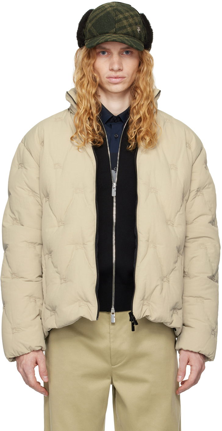 Pernata jakna Burberry Burberry Padded Down Jacket Bež | 8094590