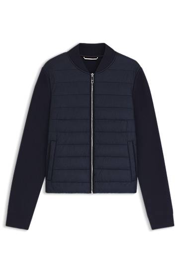 Jakna BOSS Hybrid Padded Jacket Tamnoplava | 50543236