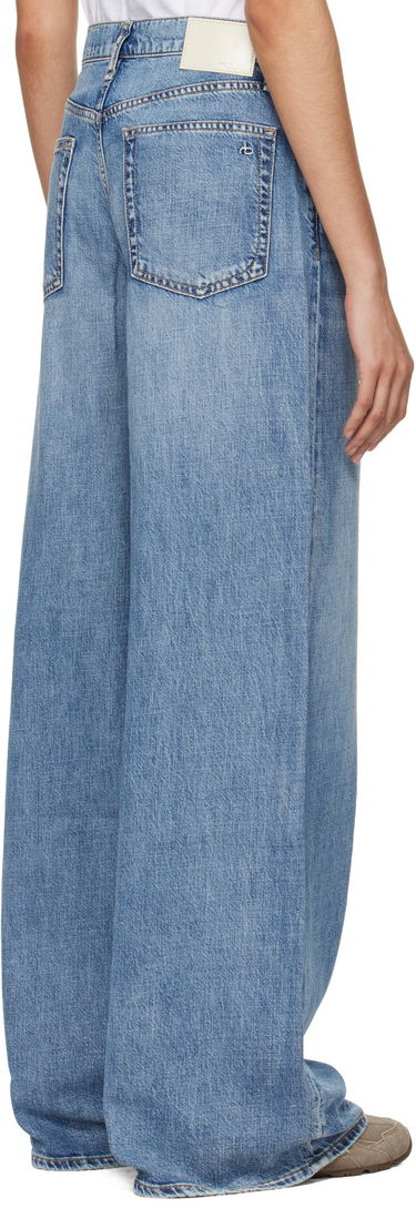 Jeans rag & bone Rag & Bone 'The Sofie' High-Rise Ultra Wide Leg Jeans Plava | WDD24F29521FBE, 2