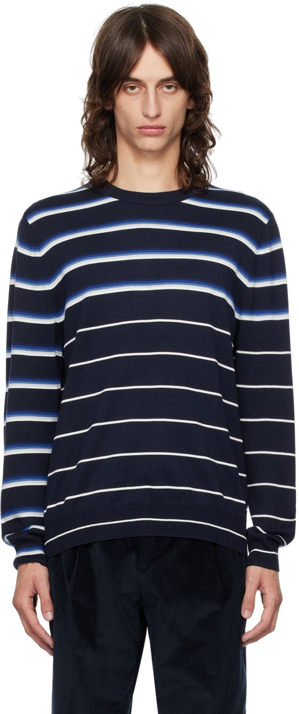 Džemper Paul Smith Paul Smith Striped Sweater Tamnoplava | M1R-893Y-N02423-47