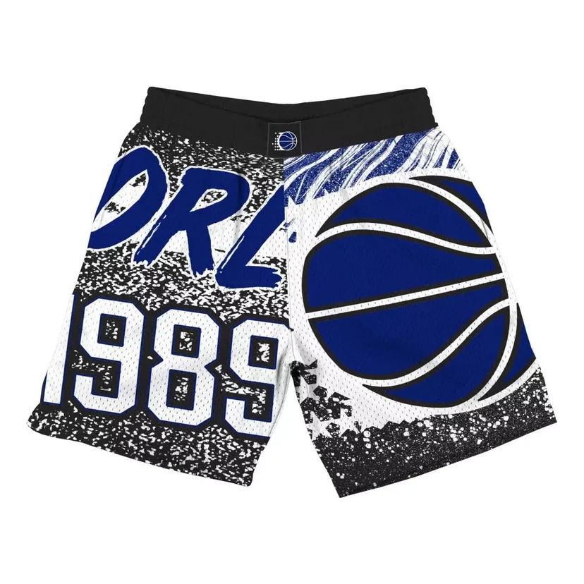 Kratke hlače Mitchell & Ness Mitchell & Ness Orlando Magic NBA Jumbotron Mesh Shorts Plava | SHORAJ19071-OMABLCK