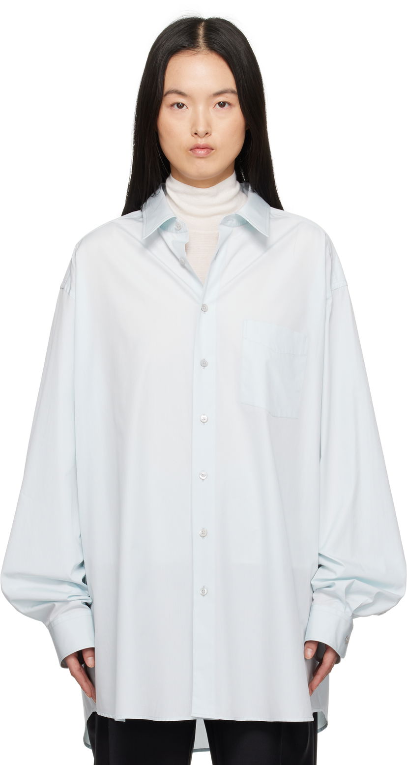 Košulja Maison Margiela Maison Margiela Oversized Shirt Plava | S51DT0017 M35397
