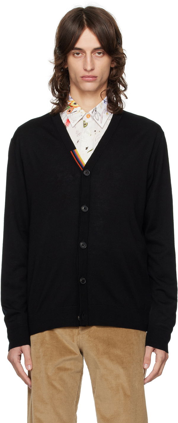 Džemper Paul Smith Paul Smith Striped Cardigan Crna | M1R-122X-L02094-79