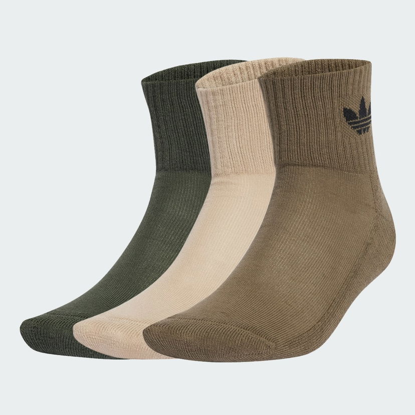 Čarape adidas Performance Mid-Cut Crew Socks - 3 Pairs Zelena | JV8594