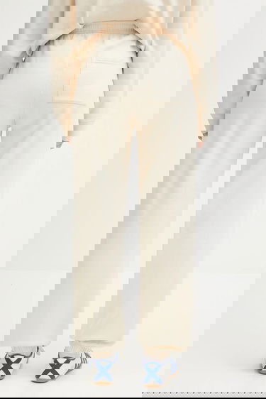 Trenirka Sporty & Rich Sporty & Rich Wellness Club MC Embroidered Sweatpants Bež | PA036620081CR01, 2