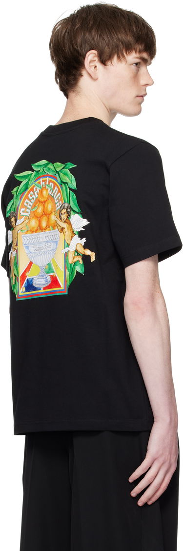 Majica kratkih rukava Casablanca Casablanca Triomphe D'Orange Graphic T-Shirt Crna | MPF25-JTS-001-24-EX-FLANNELS, 2