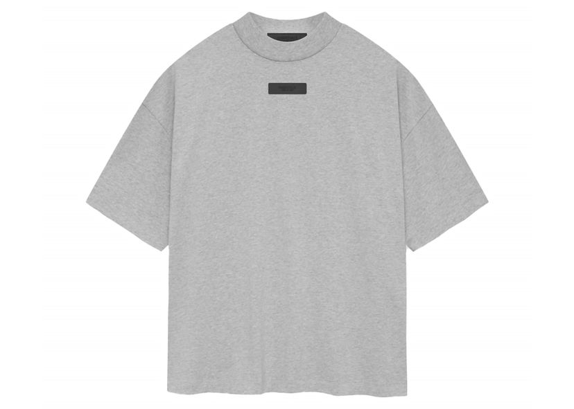Majica kratkih rukava Fear of God Core Collection Crewneck T-Shirt Light Heather Grey Siva | 125SP244196F