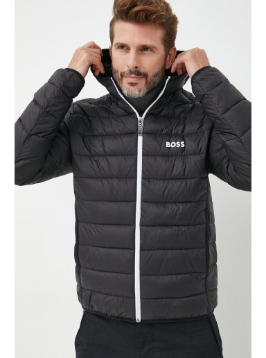 Jakna BOSS Presidio Packable Hooded Jacket Crna | 50472472