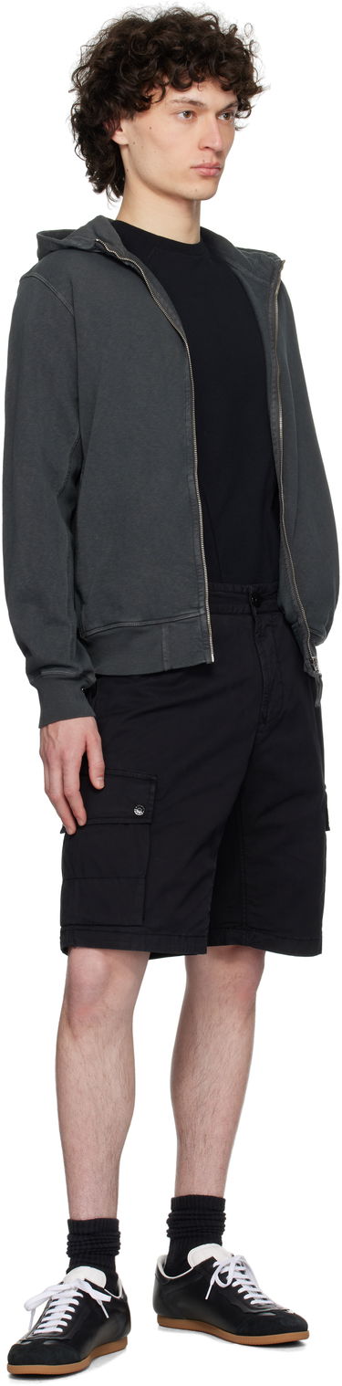 Kratke hlače Stone Island Stone Island Supima Cotton Twill Stretch-TC Cargo Shorts Crna | K1S15L100011S0010, 4