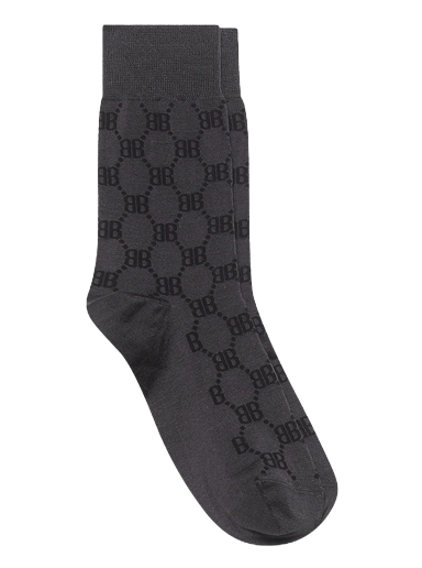 Čarape Gucci Balenciaga x The Hacker Project Hacker BB Tennis Socks Siva | 6815224B5B01160