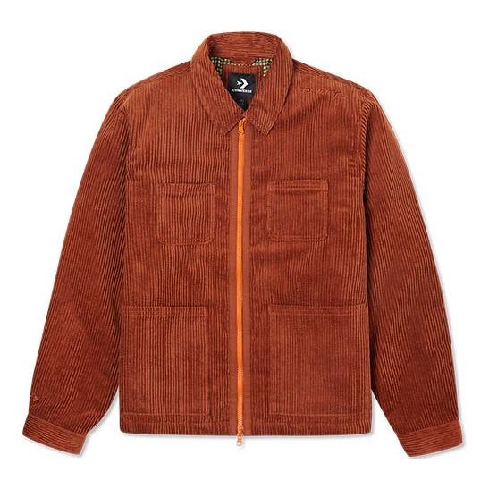 Jakna Converse Converse Retro Corduroy Jacket Smeđa | 10021951-A02