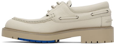 Odjeća Burberry Burberry Raft Boat Shoes Bijela | 8101631, 2