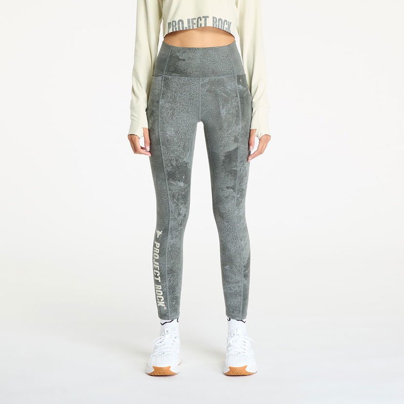 Tajice Under Armour Project Rock LG Ankle Legging Pant Clay Green/ Silt Zelena | 1387766-709